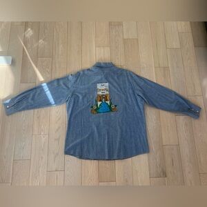 Vintage Chambray Button Down (Olympia Brewing Company) (Large)